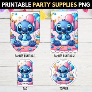 Suprimentos de festa para impressão de ponto - Topper de aniversário de ponto - Etiqueta de aniversário de ponto - Banner de aniversário de ponto - Decorações de aniversário de ponto