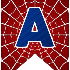 Spiderman Alphabet PNG Spiderman Birthday Banner Spiderman Letters Png 50 Images Png Transparent INSTANT DOWNLOAD image 6