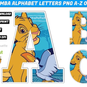 Lion King Alphabet PNG - Lion King Birthday Banner - Simba Alphabet Letters Png - 50 High Quality Png images -Simba Letters png