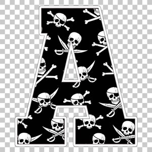 Pirate Alphabet - Pirate Font Png - Pirate Letters - Printable Pirate ...