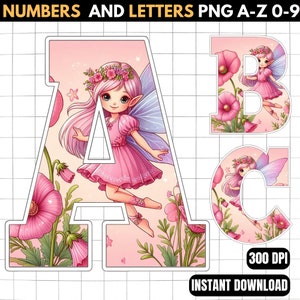 Alfabeto Rosa De Fadas png - Banner De Aniversário De Fadas - Alfabeto Para Imprimir De Fadas - Decoração De Aniversário De Fadas - Clipart De Fadas Rosa - Fonte De Fadas