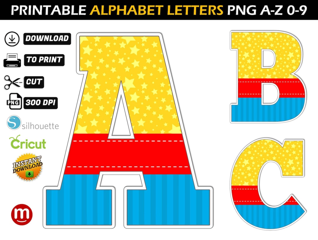Circus Alphabet PNG Circus Letters Png Circus Alphabet Card