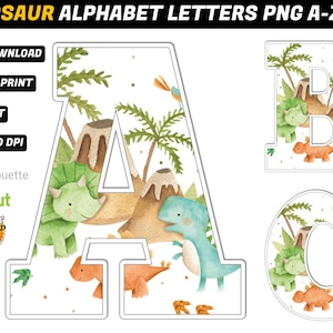 恐竜のアルファベット PNG - 恐竜のベビー シャワー バナー - 恐竜のベビー シャワー デコレーション - 恐竜のベビー シャワーのサイン - 恐竜の文字 png