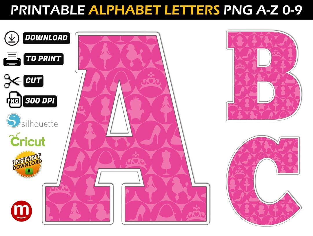 Fashion Doll Alphabet Fashion Doll Font png Fashion Doll letters ...