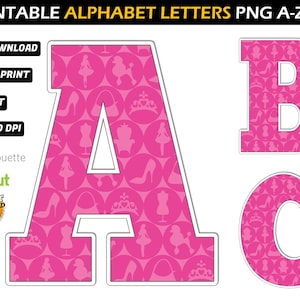 Alfabeto de boneca de moda - Fonte de boneca de moda png - Letras de boneca de moda - Boneca de moda para impressão - Fonte de arquivos Cricut Cut png