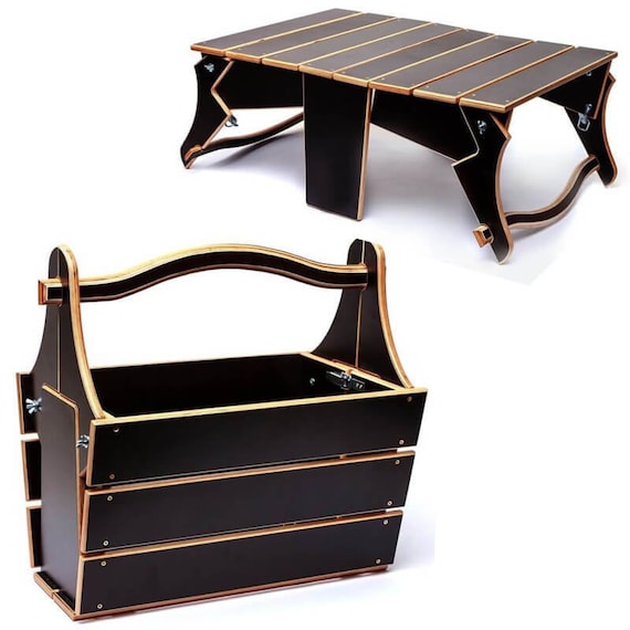 low folding table for picnic