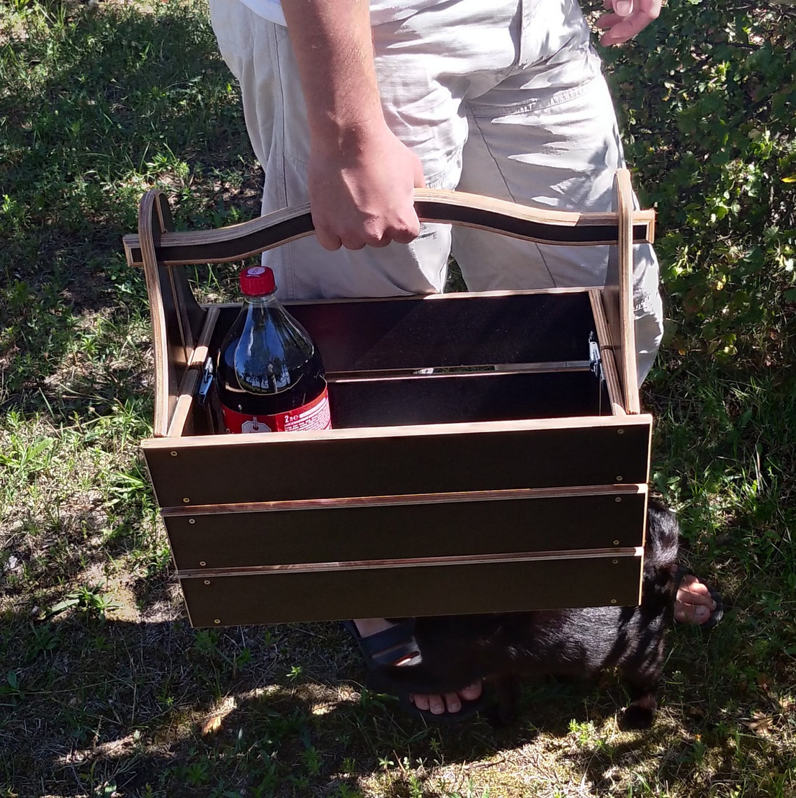 Folding Beach PICNIC TABLE Portable Low BASKET Plywood Table Etsy