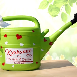 Wedding gift &quot;Mr. & Mrs.&quot; - lime-green - 10l