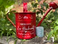 Watering can ‘Kieskanne’ | Wedding gift with name & date - for wedding, birthday, silver wedding anniversary, jubilee - with heart stickers product logo