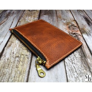 Portafoglio small pouch (marrone cerato)