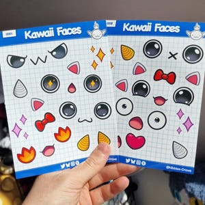 Kawaii Faces Sticker Set