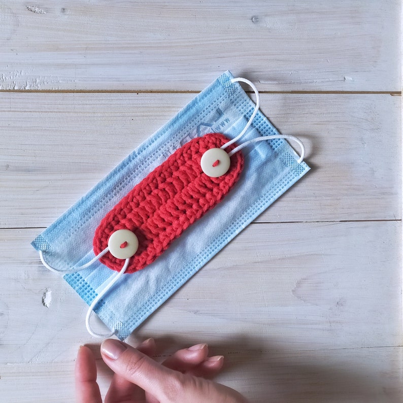 Face mask holder pattern for beginners Ear saver easy pattern Etsy