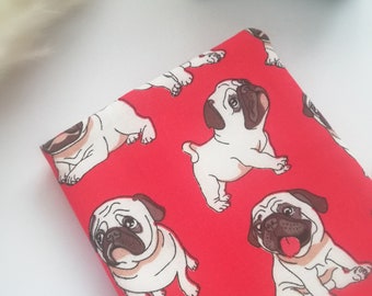 Protects red passport animal dog bulldog personalized customizable