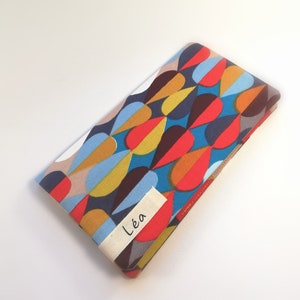Porta libretto degli assegni, custodia protettiva per libretto degli assegni, custodia personalizzata per libretto degli assegni con motivo vintage, regalo personalizzabile per donna, regalo per la festa della mamma