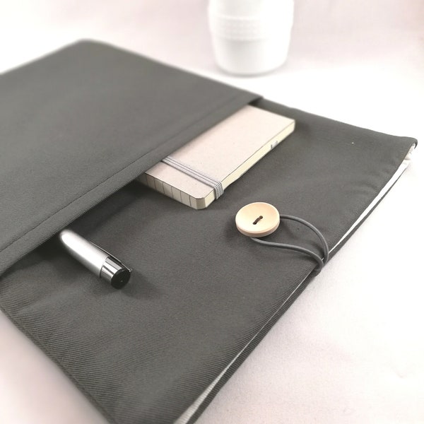 POCHETTE ETUI PROTECTION grey computer 15 inches