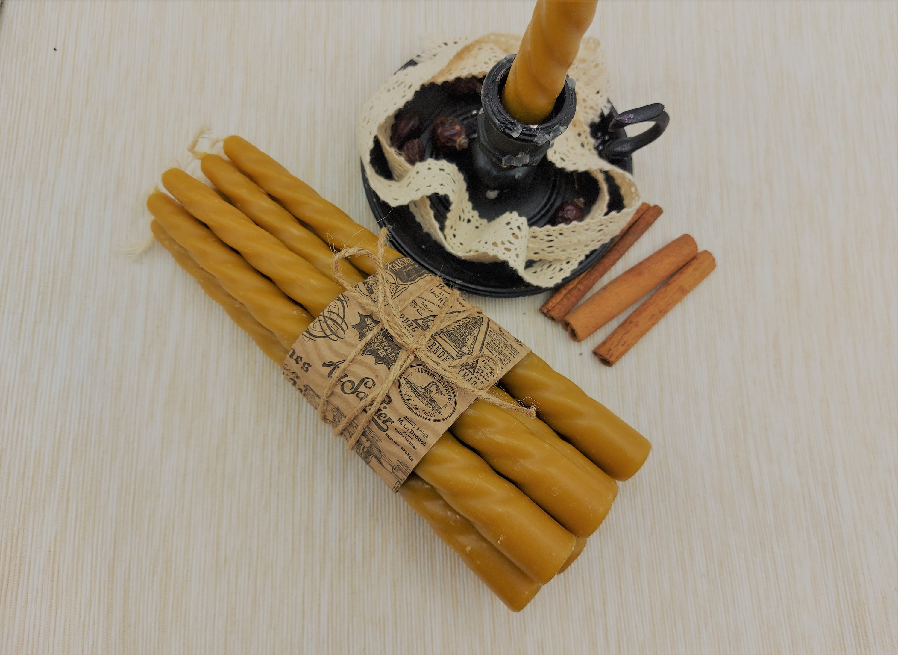 Spiral Wick Candle Etsy Canada