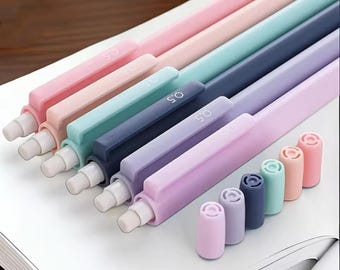 6pcs Set Mechanical Pencil, 0.5mm/0.7mm Writing Pencil, School, Office Stationery, Student Supply, Stationery Gift Pencil