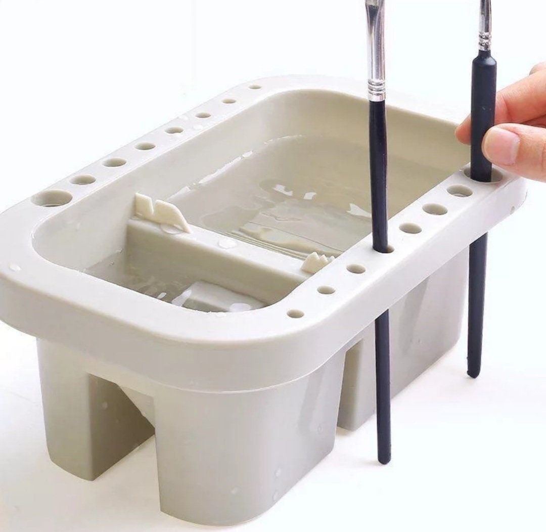 Brush Washing Bucket Art Palette Multifunction Pen Barrel Etsy UK