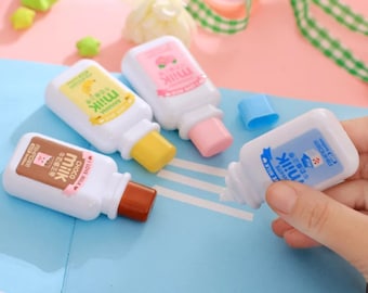 correction tape, kawaii  stationary, tape, office, kids,school supplies, cute milky correction tape,stationary, school supplies, kids tape