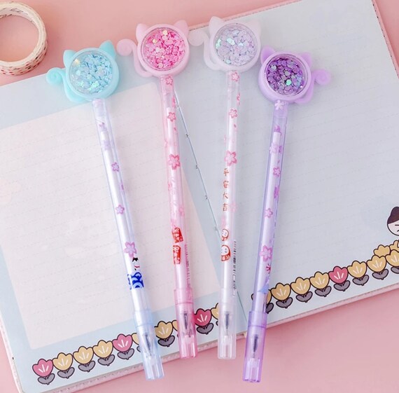 Gel Pen 0.5mm Pens Kawaii Drink Cup Pendant Neutral Pens for School Girls  Gift Writing Office Supplies Stationery Novelty Item - AliExpress
