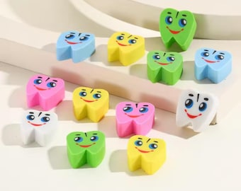 20pcs Rubber eraser, colorful eraser, school supply, creative eraser, eraser supply, rubber eraser, mini eraser