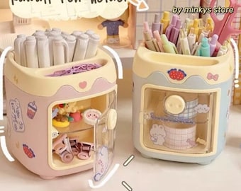Opbergdoos schattig varken, potloodhouder, bureauhouder, multifunctionele mini-opbergdoos, gunst, school, kantoorbenodigdheden, cadeau