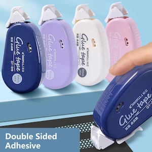 1pc 6m*6mm Double Sided Tape, Roller Tape, Adhesive Dot Glue Tape, Cute Double Sided Tape, Scrapbook, Student Supply, School, Office Supply