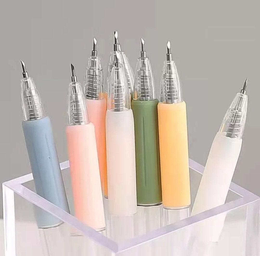 Buy Creative Pen Shape Ceramic Blade ，Paper Pen Artist Wear