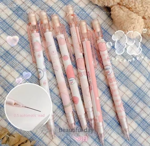 6Pcs Set Cute Dinosaur Mechanical pencil, Automatic Pencil, Student Stationery, Pencil Gift, Cute Mechanical Pencil