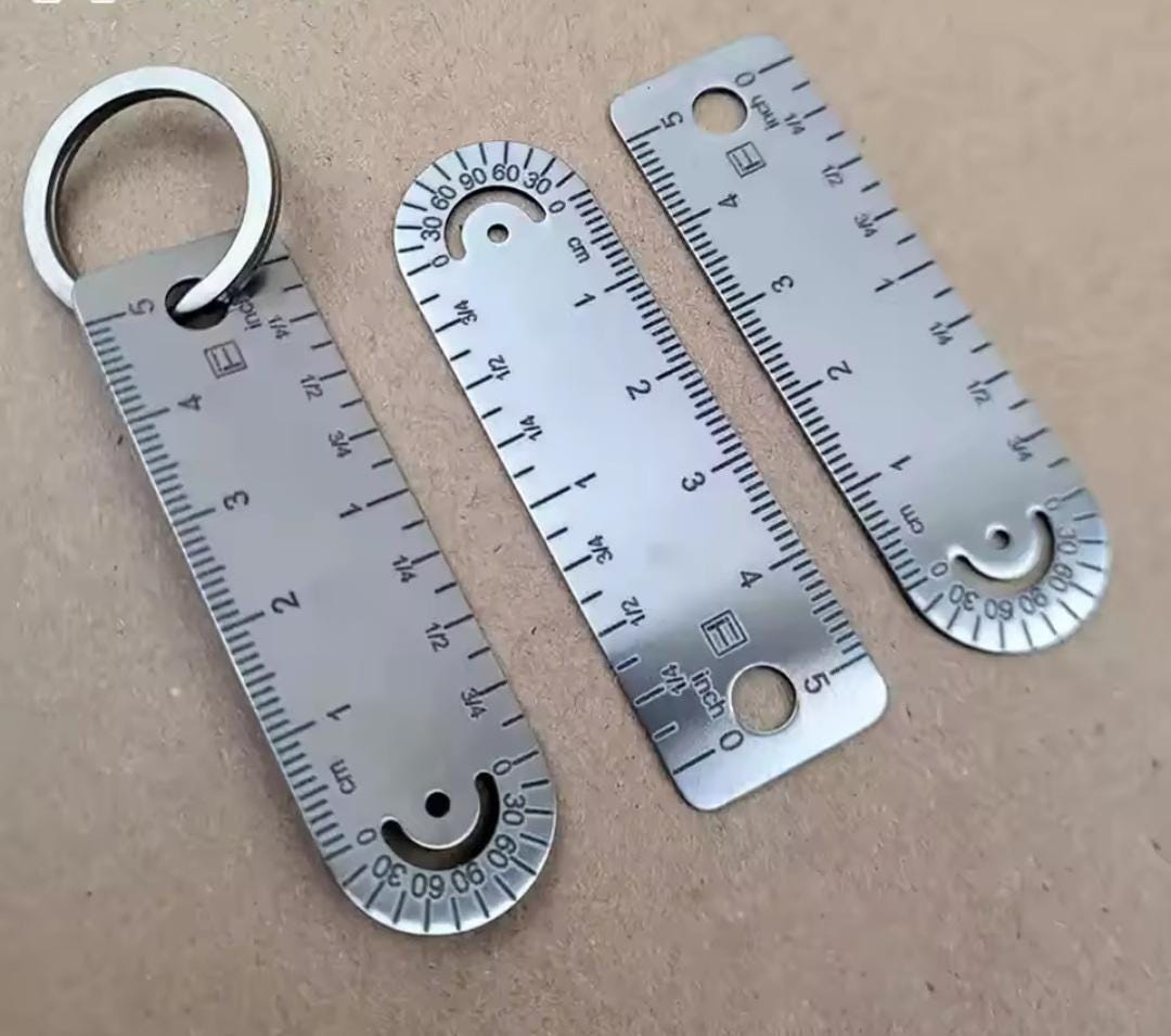 1pc Mini Ruler, Metal Ruler, 5cm Ruler, Measuring Ruler, Straight Ruler ...