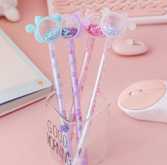 Gel Pen 0.5mm Pens Kawaii Drink Cup Pendant Neutral Pens for School Girls  Gift Writing Office Supplies Stationery Novelty Item - AliExpress