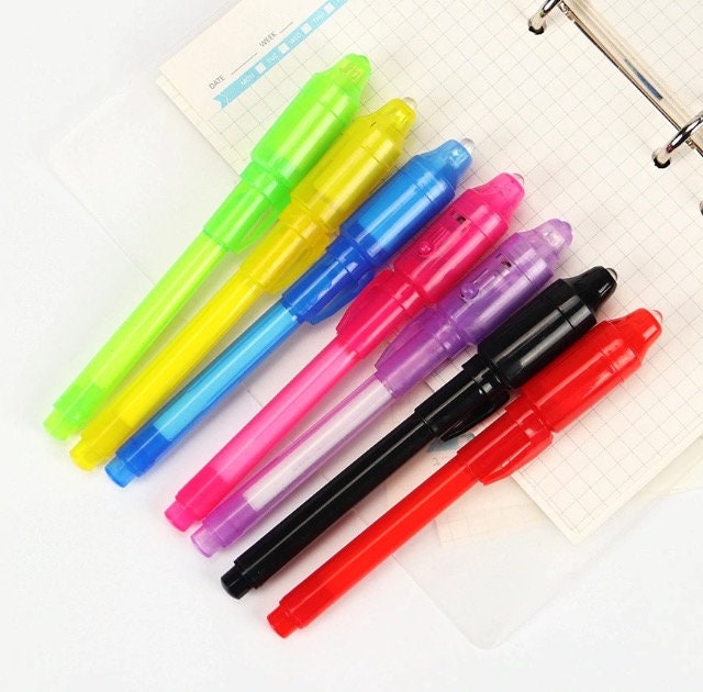 Kit de stylo à décoloration automatique, stylo magique, recharge disparue,  stylos gel à encre bleue invisible