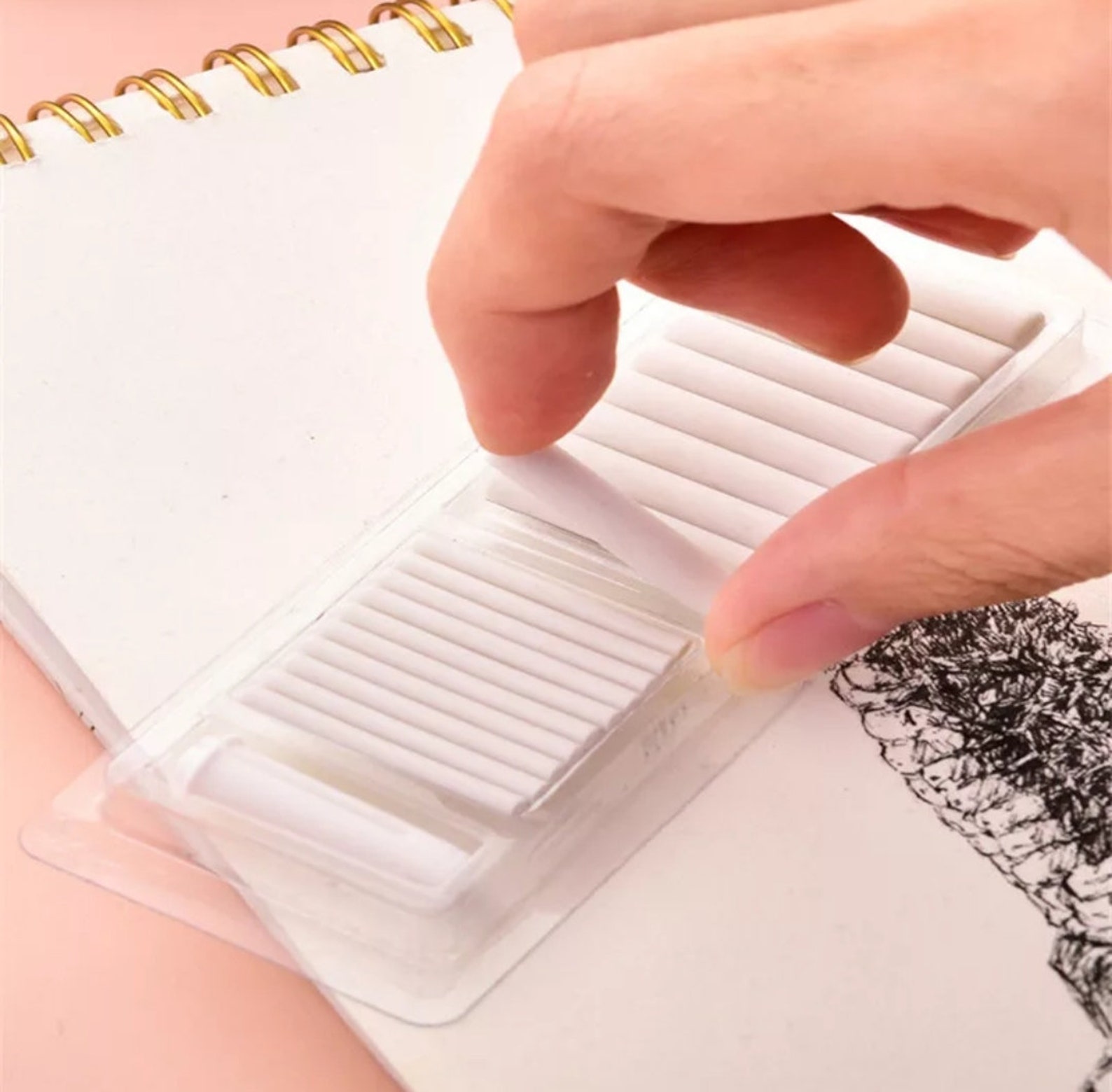 Electric pencil erasers black & white kneaded eraser 20 Etsy