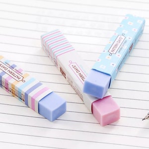 Chibi Animal Erasers Semi Clear Transparent Erasers, Stick Erasers, Pencil  Erasers, Rabbit, Cat, Dog, Bear, Kawaii Erasers, Cute Erasers -  Norway