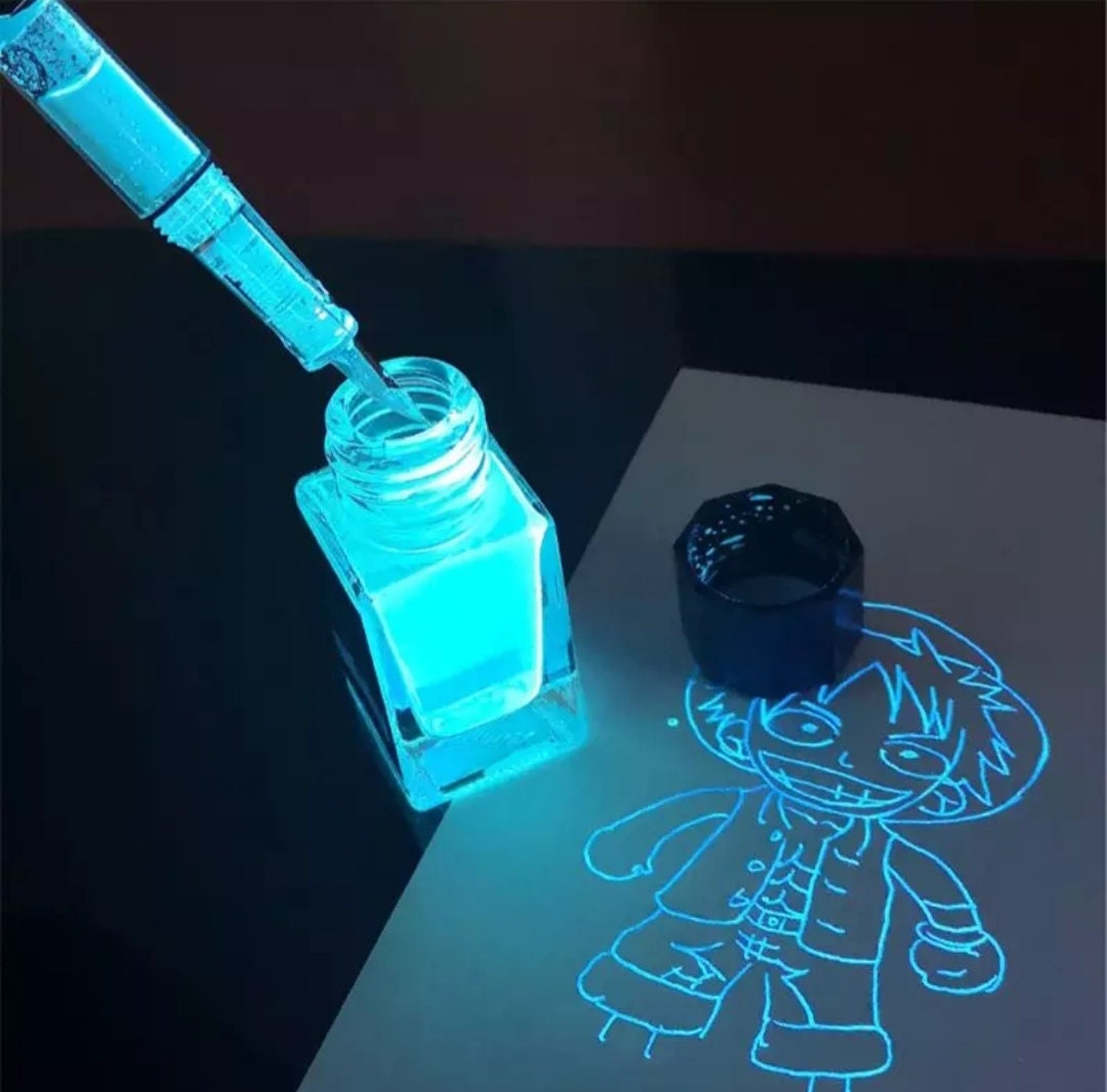 Invisible Ink Pen with UV Flashlight LED Black Light Reactive Secret Marker  Set