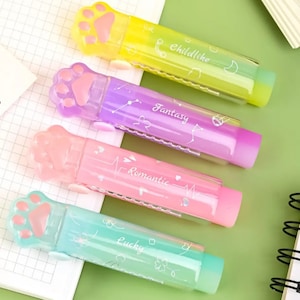 1 Stück niedliche Katzenpfoten Radiergummi, Push-Pull Radiergummi, Schreibwaren, Bleistift Radiergummi, Schulanfang, Radiergummi Geschenk