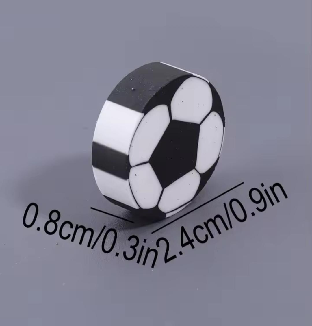 PLATEYTR Set De Fútbol 10 Lápices + 10 Gomas + 2 Pelotas Saltarinas Para Regalos Infantiles