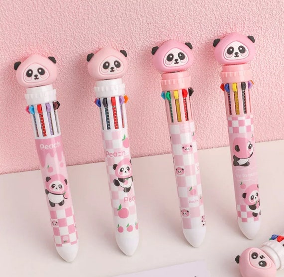 RAINBOW FUR PEN Multi Color 6-in-1 Pen Fuzzy Pom Pens Colorful Kawaii  Stationery Cute Pens for Kids and School Party Favors -  Finland