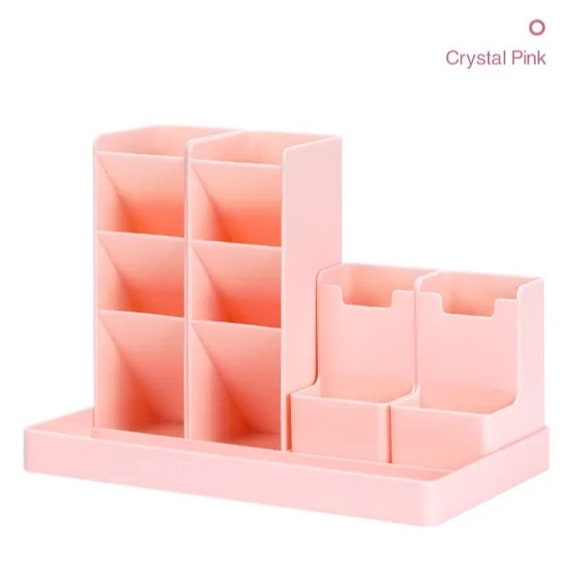 5pcs Rose Gold Office Supplies Set Wire Organizer Desk