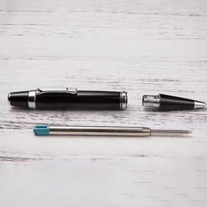 Mini Metal Ballpoint Pen+2pc Refill, Writing Pen, Cute Short Pen, 0.7mm ...