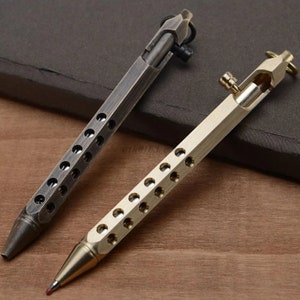 KEYCHAIN PEN Personalized EDC Bolt-action Titanium Keychain Pen