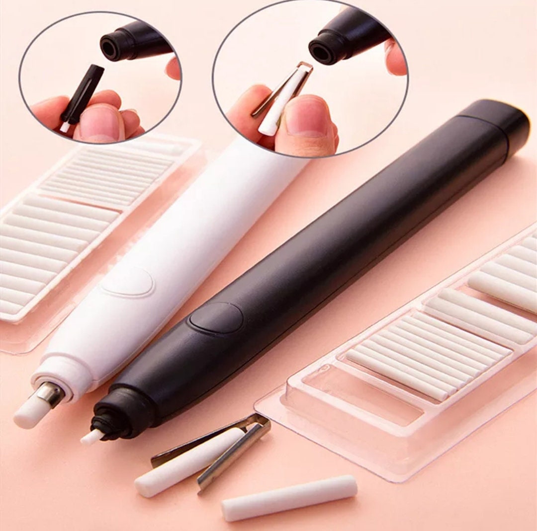 Electric pencil erasers black & white kneaded eraser 20 Etsy
