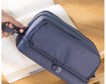 Astuccio Portamatite Della Gao - Grande Capacità 2 Scomparti, Nero, Resistente All'Acqua - Foto 9