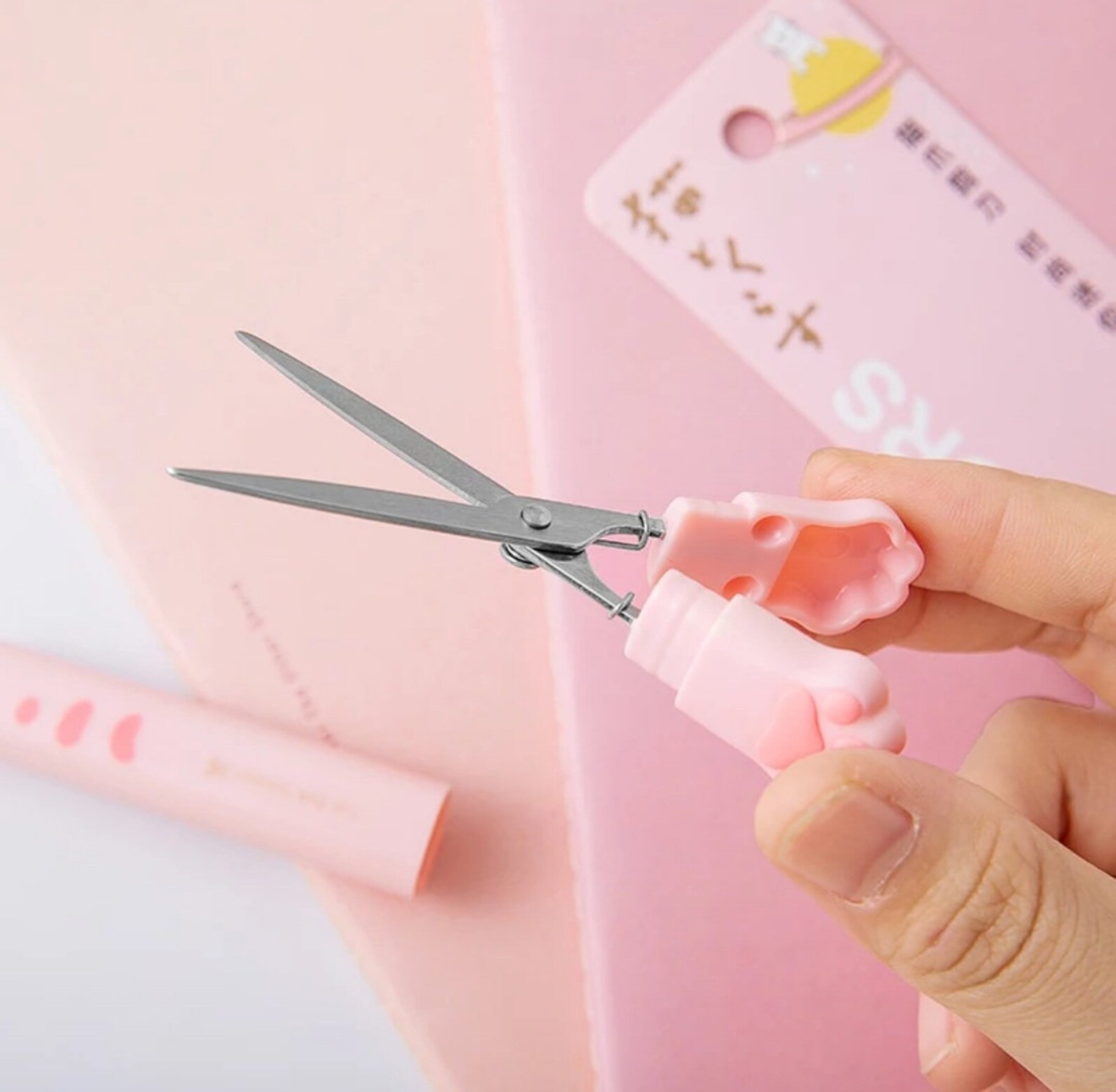 New Portable Mini Cat Paw Scissors Cute Paw Art Scissor Etsy