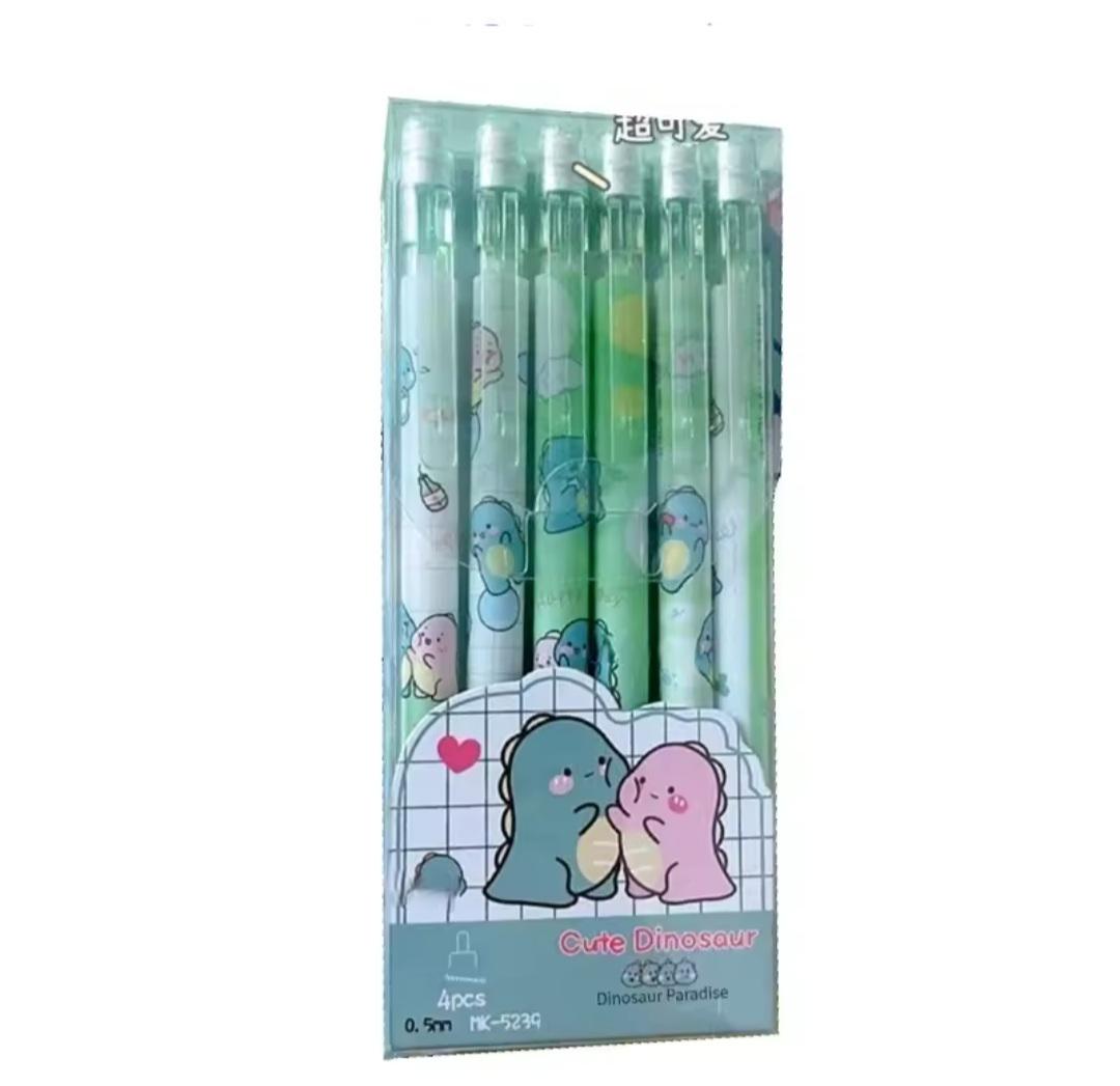 Stylo Gel Dinosaure - Écriture Drôle, Pointe Douce, Parfait Pour Scolaire, Dessin, Cadeau Enfant 5 Ans+