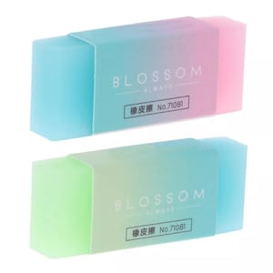 2-delige Rainbow Jelly Eraser, Blossom mini-gum, zachte gelei-kleurpotloodgum, rubber, school, kantoorbenodigdheden, rubberen gum