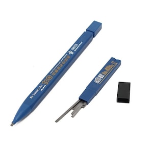 2 Set Thick Flat Head Mechanical Pencil, Pencil With 6pcs Refill Set, 2B Pencil, Pencil With Eraser, Writing Drawing Pencil, Gift image 12