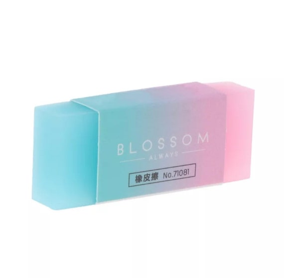 1pc Rainbow Jelly Eraser, Blossom Eraser, Soft, Flexible Jelly