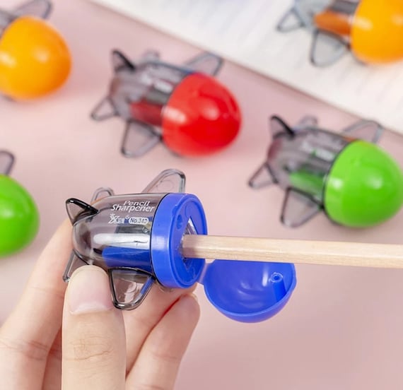 1pc Cute Mini Airplane Pencil Sharpener Boys Girls Stationery