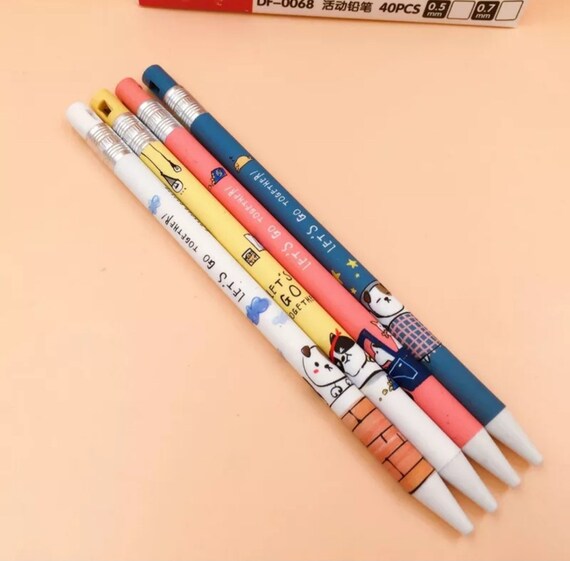 4pcs Pack Rainbow Crayon Pencils, 4 Color Drawing Pencil, Color